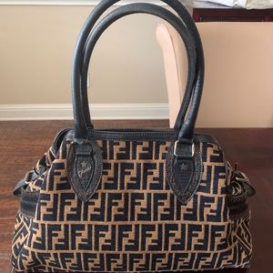 Fendi Zucca De Jour Handbag